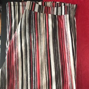 JM Collection Wide leg pull on pants LG